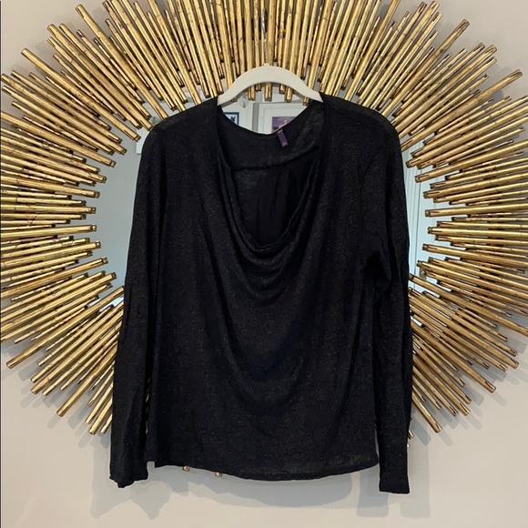NYDJ Tops - NYDJ Black Sparkly Flowy Blouse